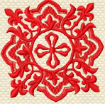 Machine Embroidery Design decorative ornament